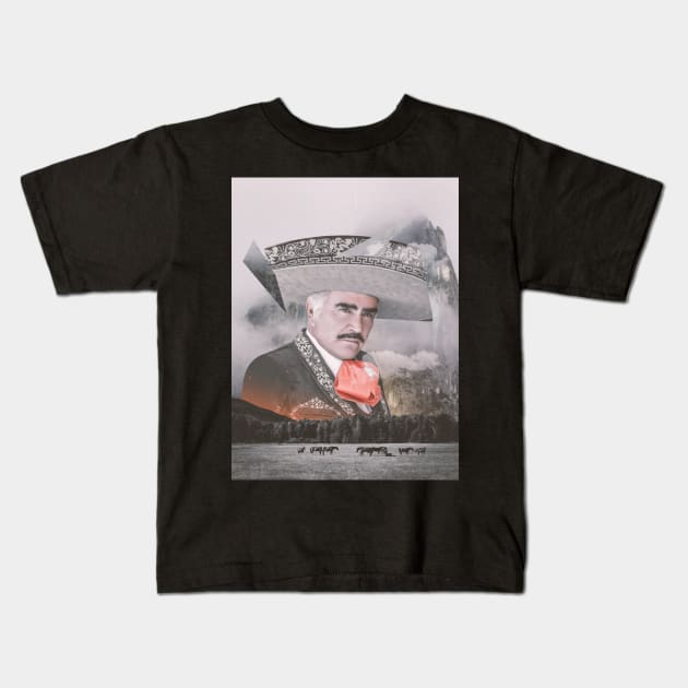 vicente fernandez Kids T-Shirt by hawardan